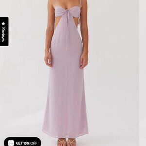 Peppermayo Exclusive - Tyra Ruched Maxi Dress - Lavender